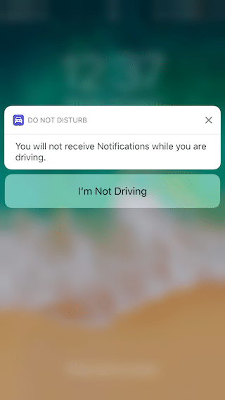 iOS 11 Do Not Disturb While Driving 10