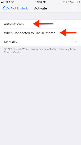 iOS 11 Do Not Disturb While Driving 6
