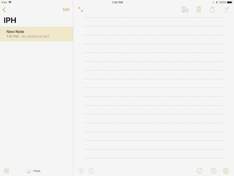 iOS 11 Notes Change Paper Style 8