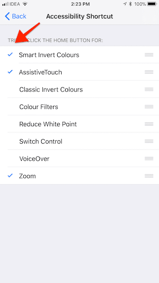 iOS 11 Secret Dark Mode Smart Invert 7