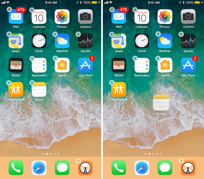 ios 11 move home screen apps iOS 11 2