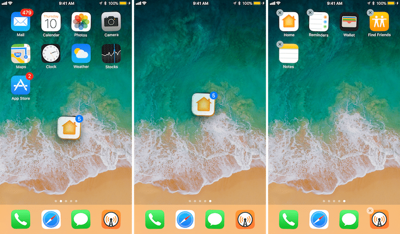 ios 11 move home screen apps iOS 11 3