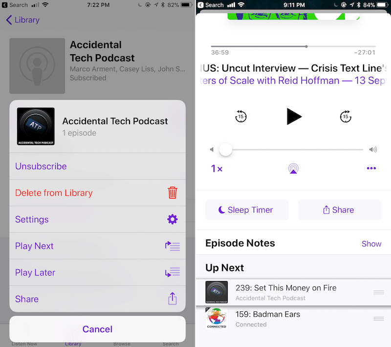 iOS 11 Apple Podcasts App 4