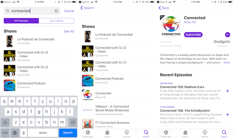 iOS 11 Apple Podcasts App 5