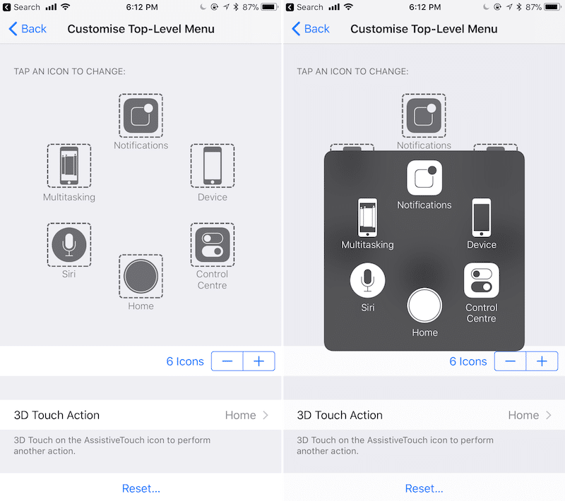 iOS 11 AssistiveTouch Multitasking