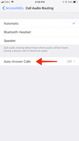 iOS 11 Auto Answer Phone Calls 4