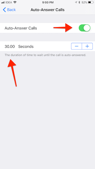 iOS 11 Auto Answer Phone Calls 5