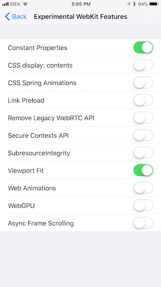 iOS 11 Safari Settings 6