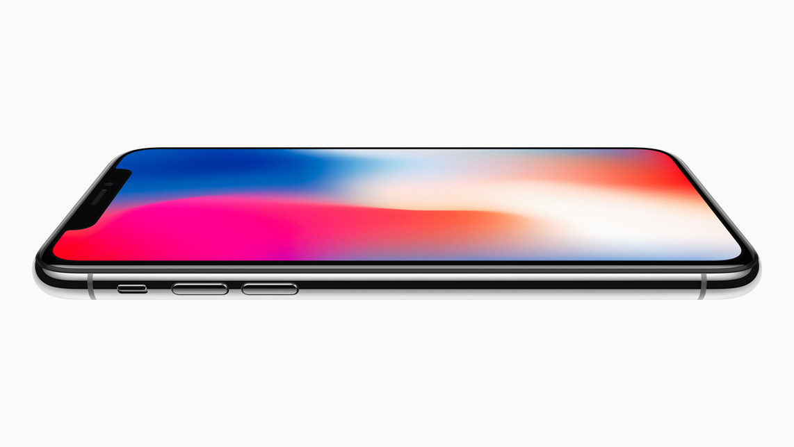 iPhone X side view