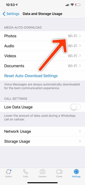 WhatsApp Calls - Low Data Usage