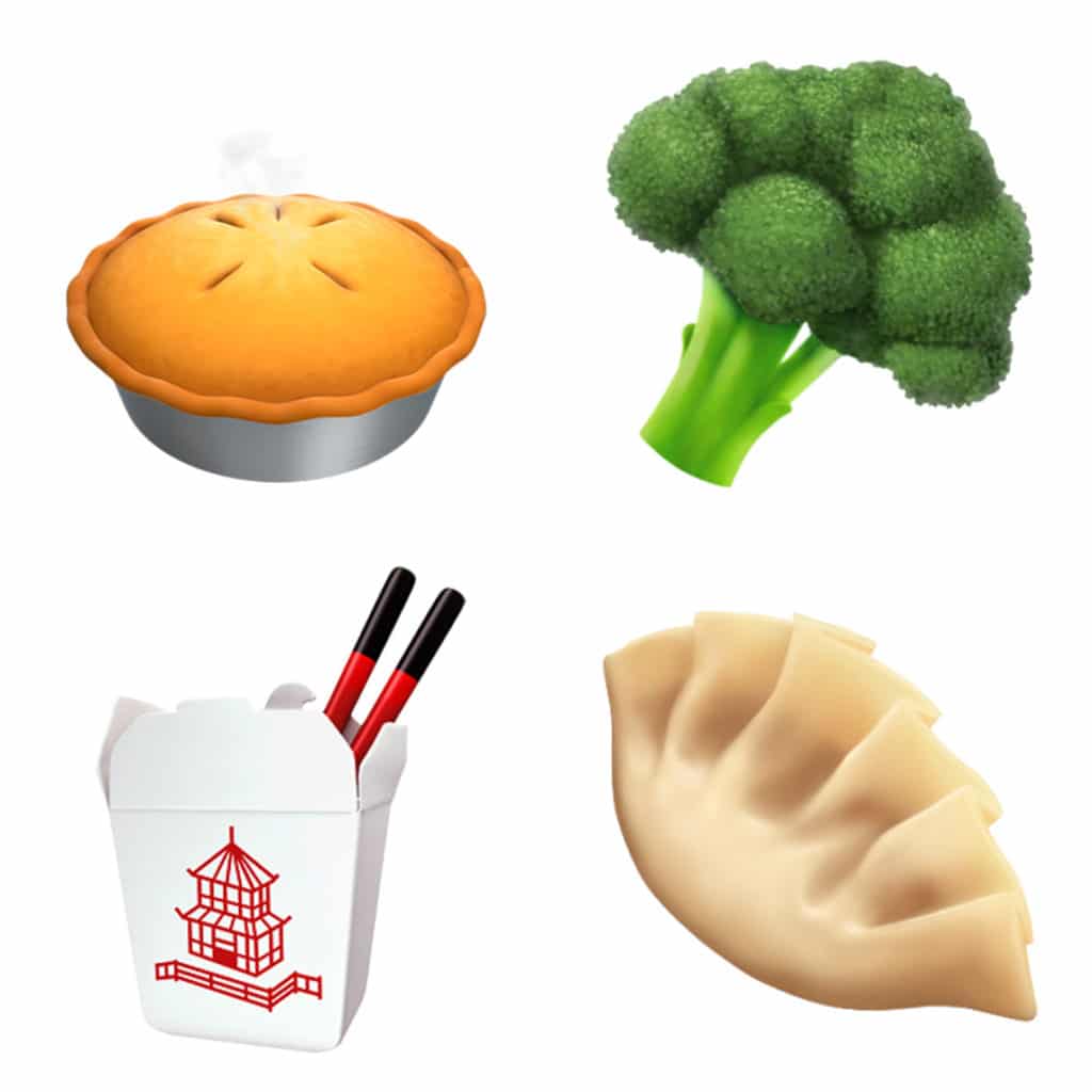 iOS 11.1 Food Emoji