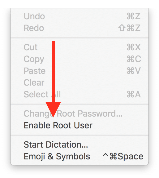 Set Root Password - Enable Root user