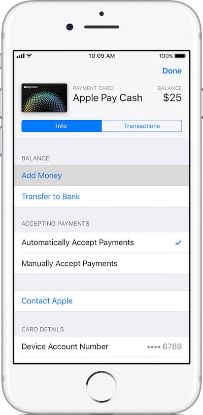 iOS 11 Apple Pay Cash 5