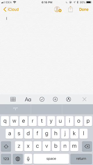 iOS 11.1 Text Replacement Autocorrent Bug 3