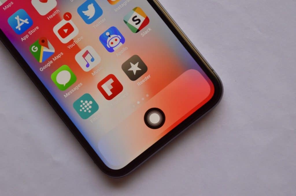 iPhone X AssistiveTouch Home button
