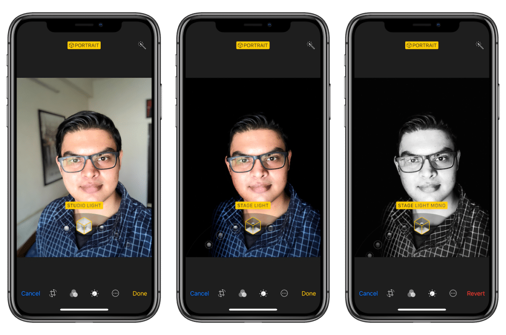 iPhone X Portrait Mode Portrait Lighting Selfie