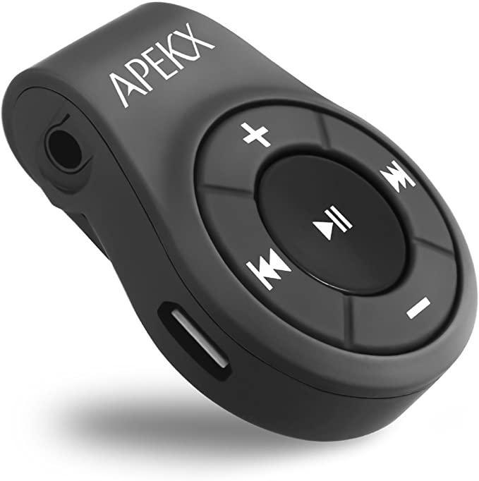 APEKX Clip Bluetooth Headphone Adapter