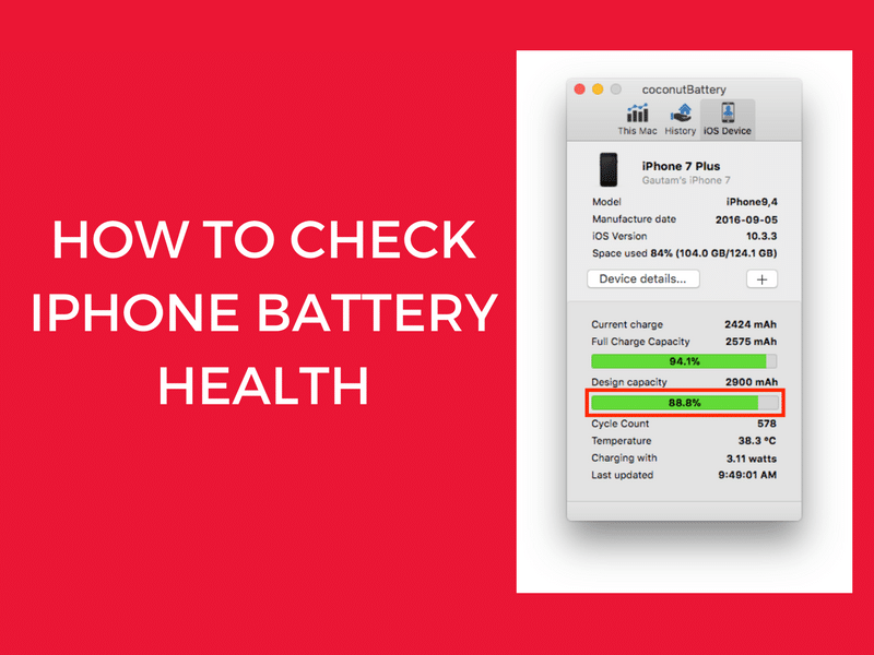 How to check iPhone Battery Health