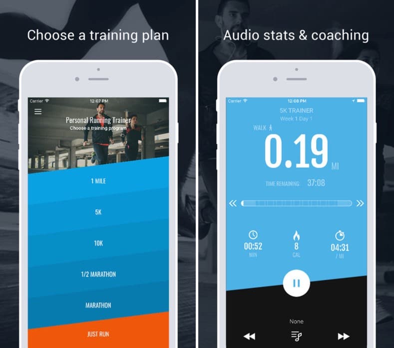 Audio Workout Apps iPhone 1