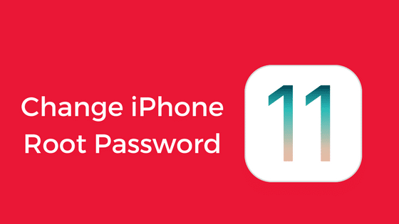 Change the iPhone root password