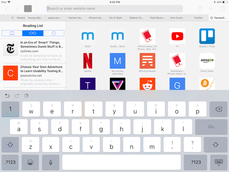 iPad Keyboard Shortcuts 7