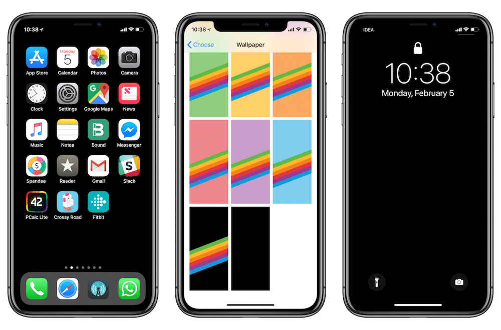 iPhone X Black Wallpapers