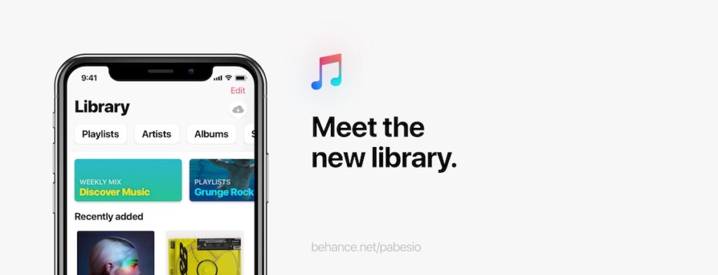 Apple Music Library - Concept