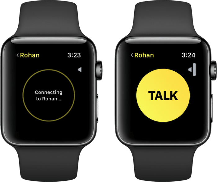 Apple Watch Walkie Talkie App watchOS 5 3