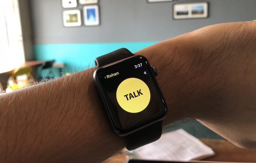Apple Watch Walkie-Talkie App