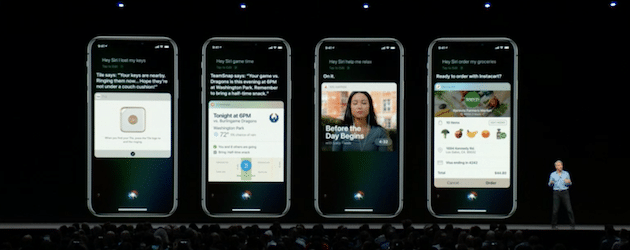 Siri's new Shortcuts for apps