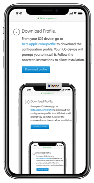 iOS 12 Public Beta Profile