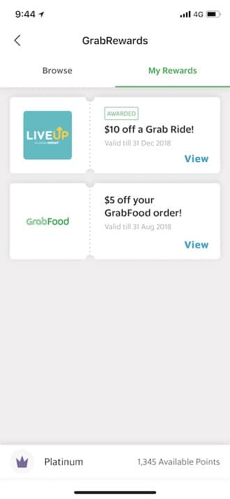 Save money on Grab rides with LiveUp