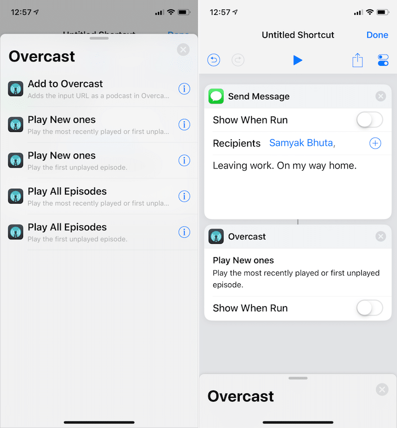 iOS 12 Create Siri Shortcuts App 7