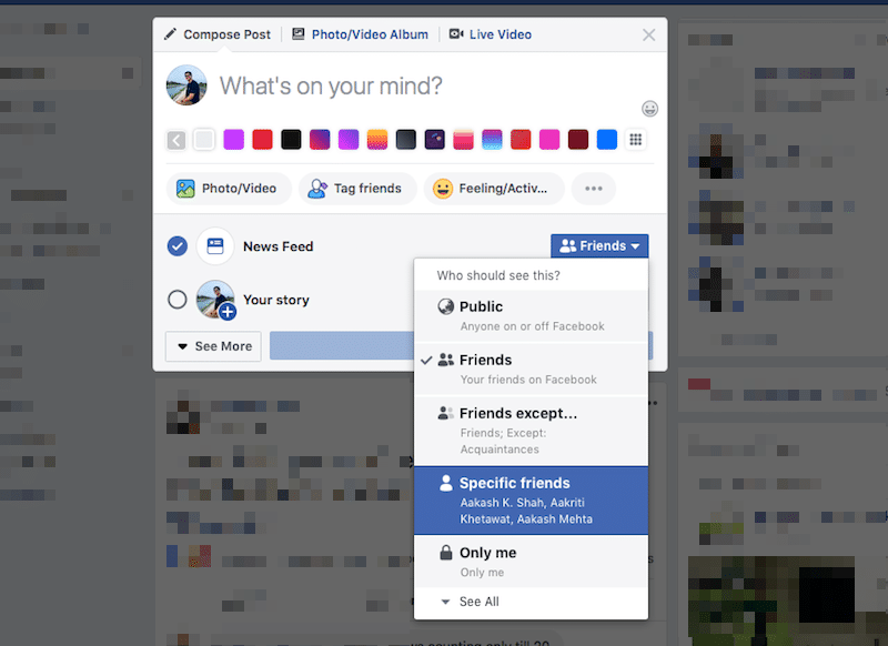 How to Hide Facebook Updates Specific Friends 1