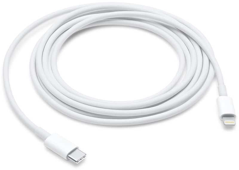 Apple's own Lightning to USB-C cable