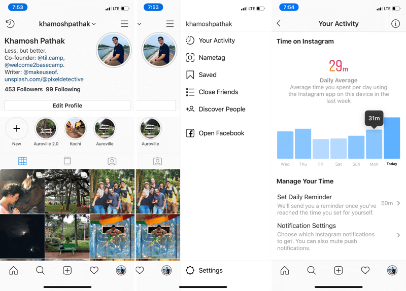 How to Monitor Screen Time Instagram Facebook 3