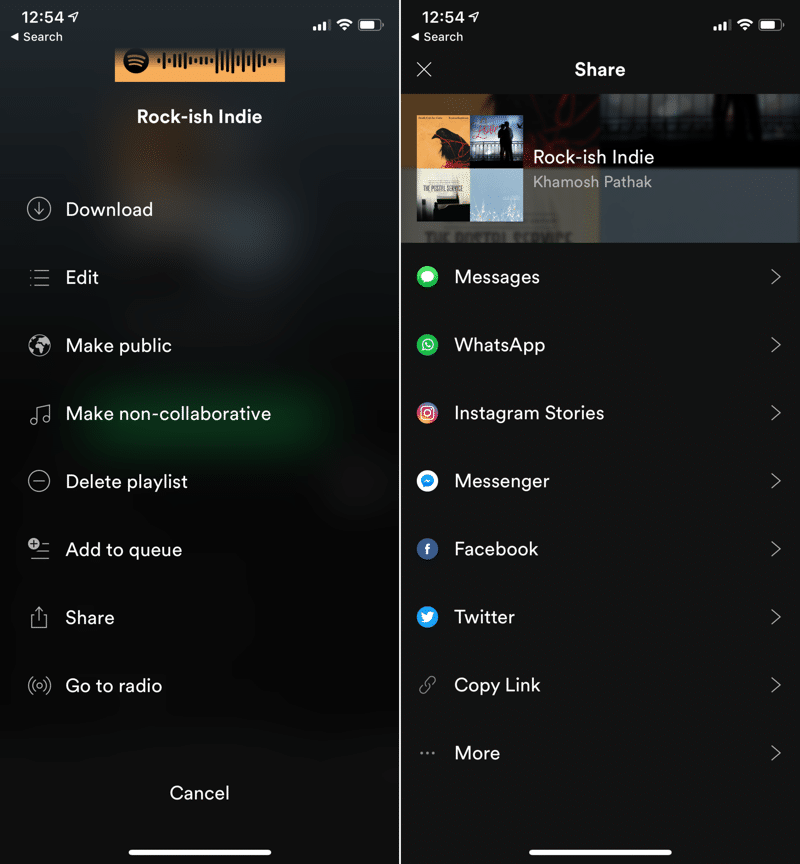 Spotify Share Playlist