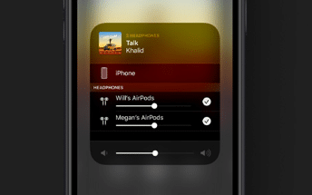 iOS 13 Share AirPods