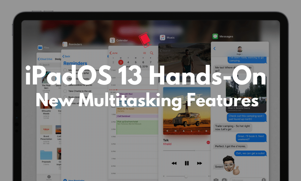 iPadOS 13 Hands on Multitasking Featured