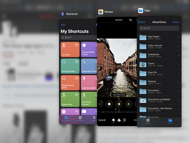 iPadOS 13 Miltiple Slide Over Apps