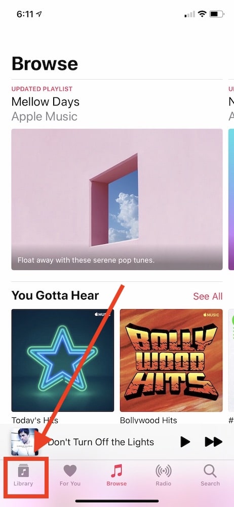 Apple Music On iOS - Browse Tab