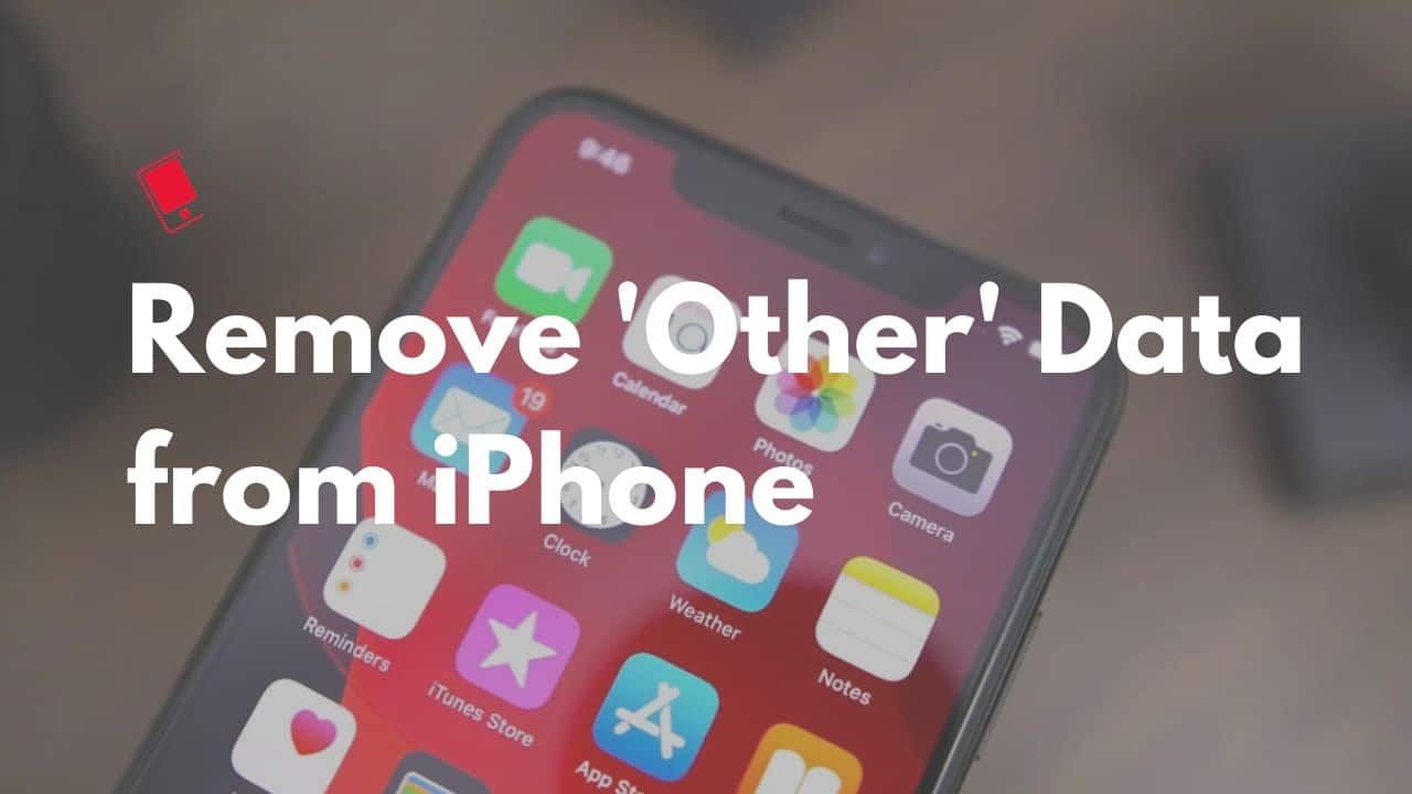 Delete Other Data to Free Up iPhone Storage space