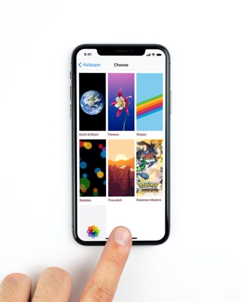 Apple iOS 14 Third-Party Wallpapers Mockup