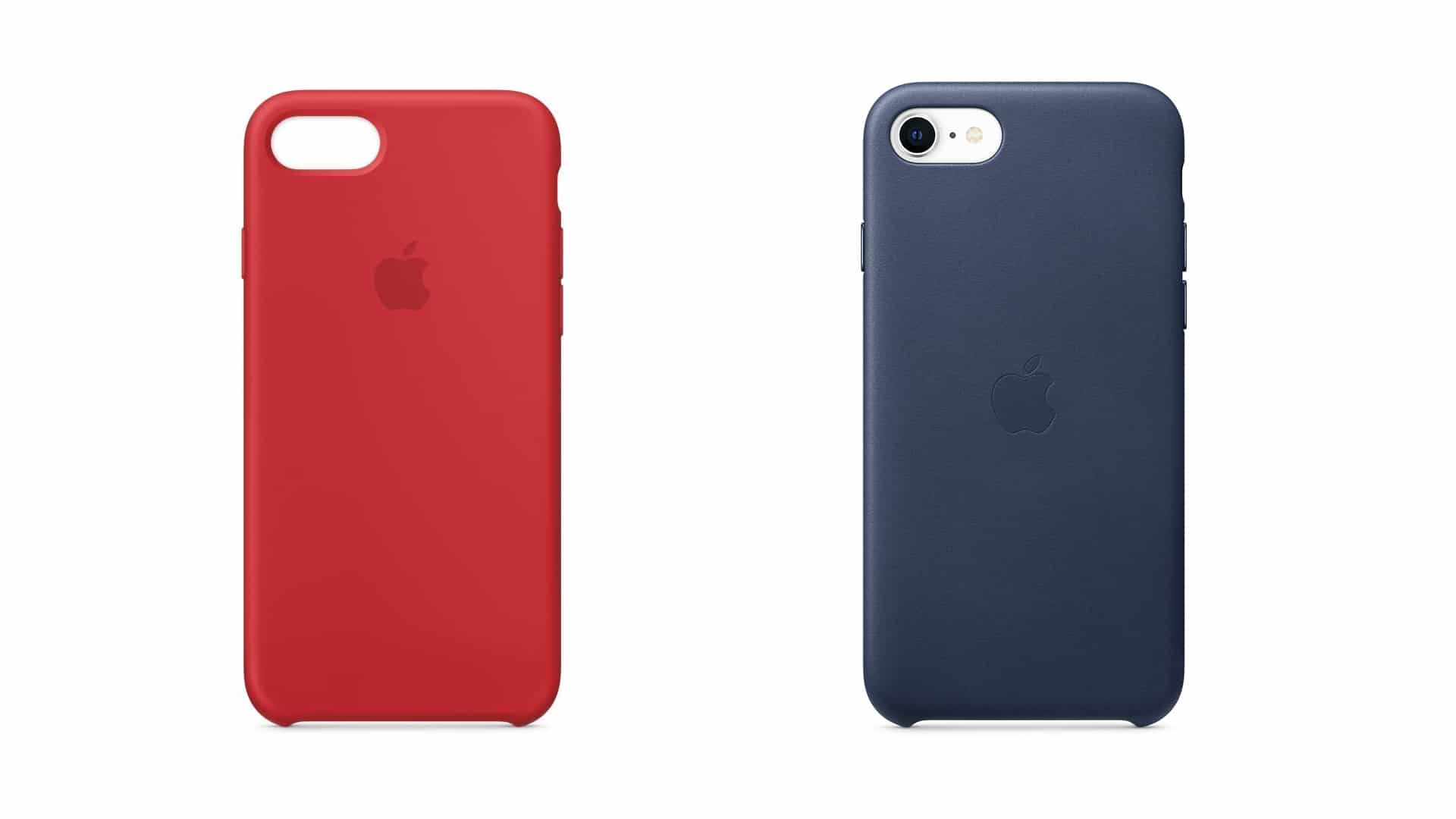 Apple Official Leather Silicon Cases For Apple iPhone SE 2020