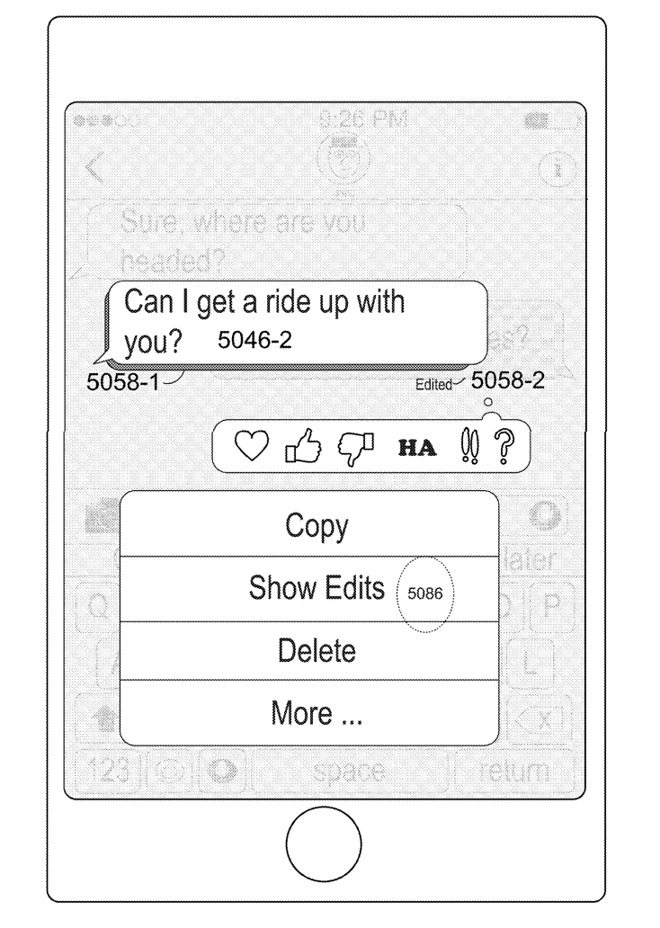 Apple Patent iMessage Features
