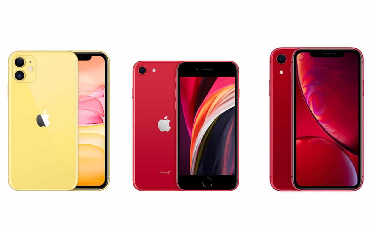 Apple iPhone SE 2020 vs. iPhone XR vs. iPhone 11