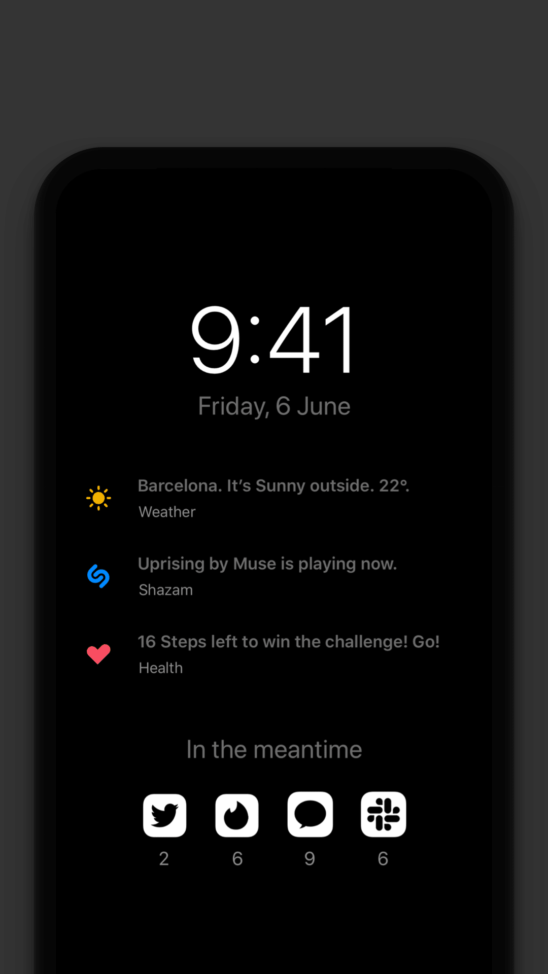 iOS 14 Always On Display Mode Concept