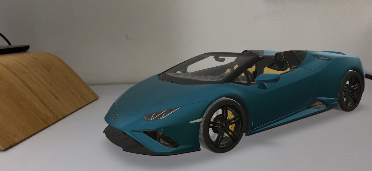 Lamborghini Huracán Evo RWD Spyder - Augmented Reality Experience