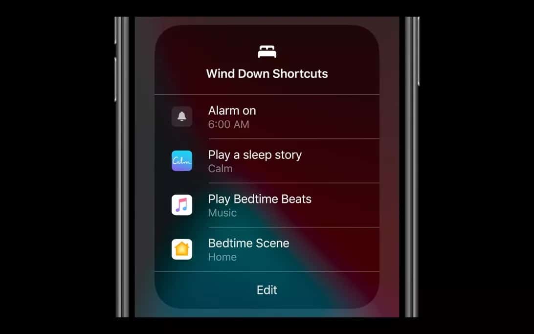 Apple iOS 14 Wind Down Mode
