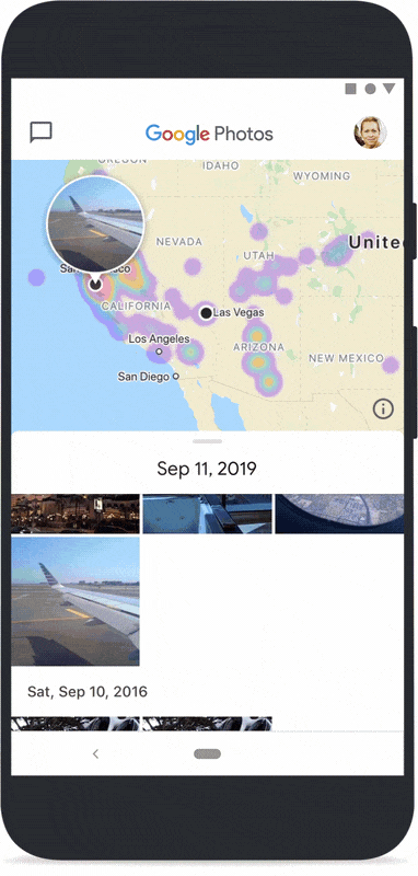 Google Photos Redesign 2020 Maps View